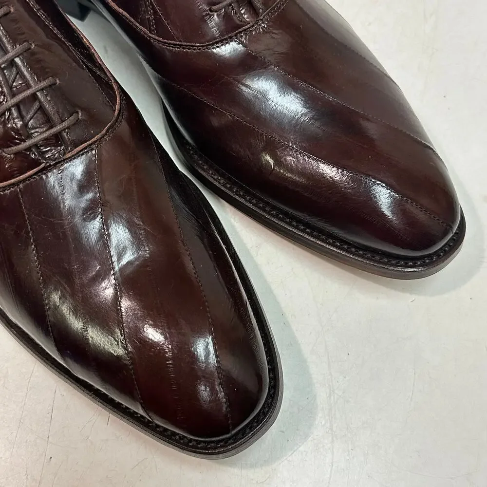 NWOT Tony Mora 1146 Asturias 381 Brown Oxfords Handmade in Spain EU 44 US 10.5 D